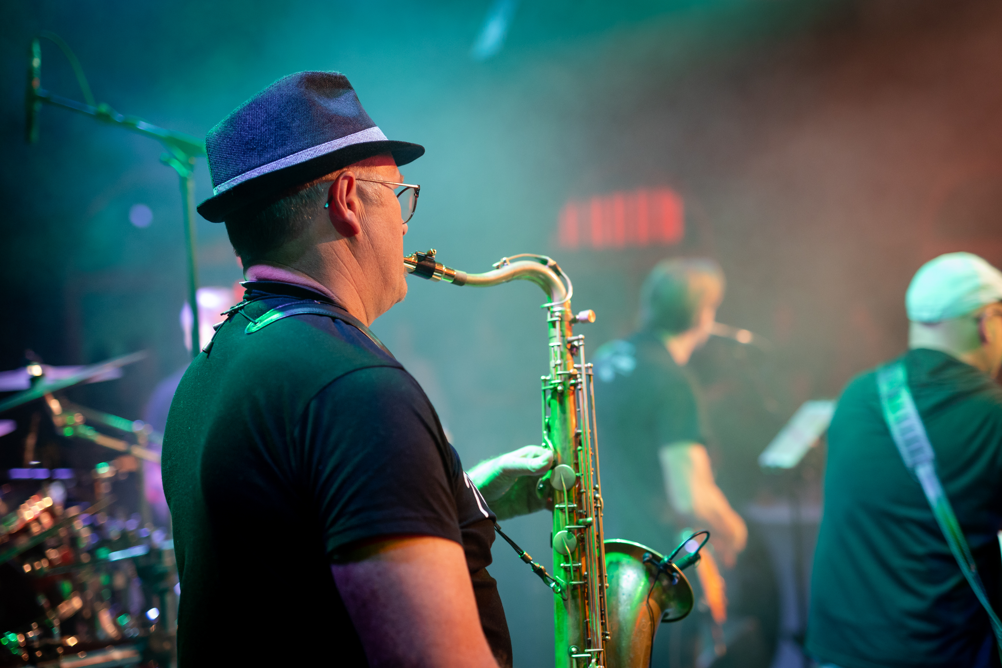 Marcel Sailer am Saxophon